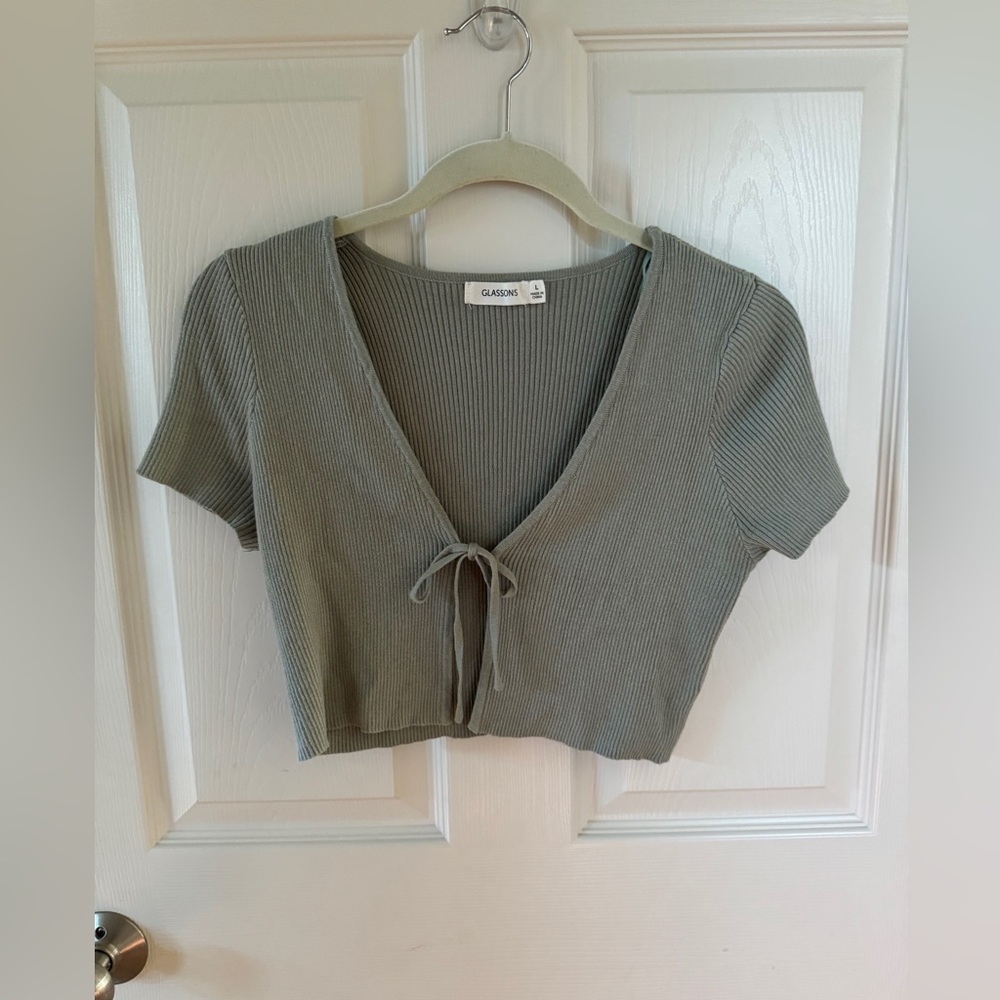 Green glassons top